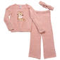 Girls (4-6x) Little Lass(R) 2pc. Chenille Cat Top & Pants Set - image 1