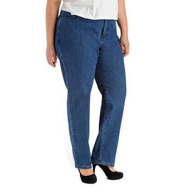 Plus Size Lee&#40;R&#41; Elastic Waist Jeans - Long
