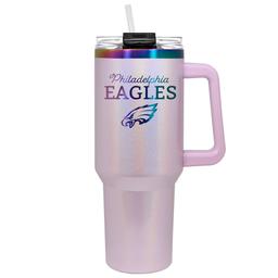 Eagles Colossus Pink Glitter 40oz. Travel Mug