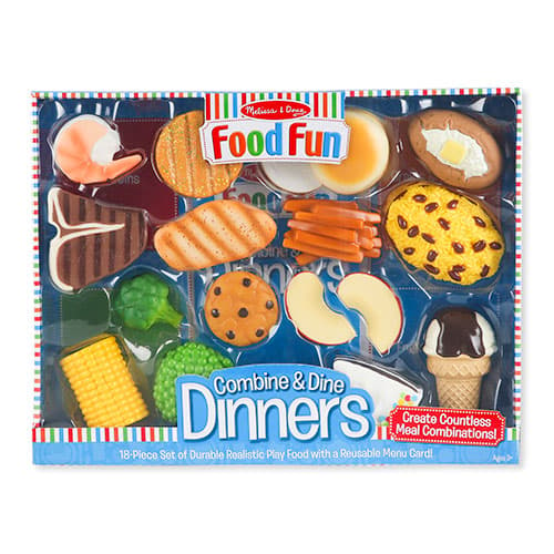 Melissa &amp; Doug(R) Food Fun Combine &amp; Dine Dinners Set - image 