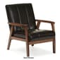 Baxton Studio Nikko Mid-Century Wooden Lounge Chair - image 6