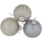 Northlight 9ct. Gold & Silver Glass Ball Christmas Ornaments - image 6