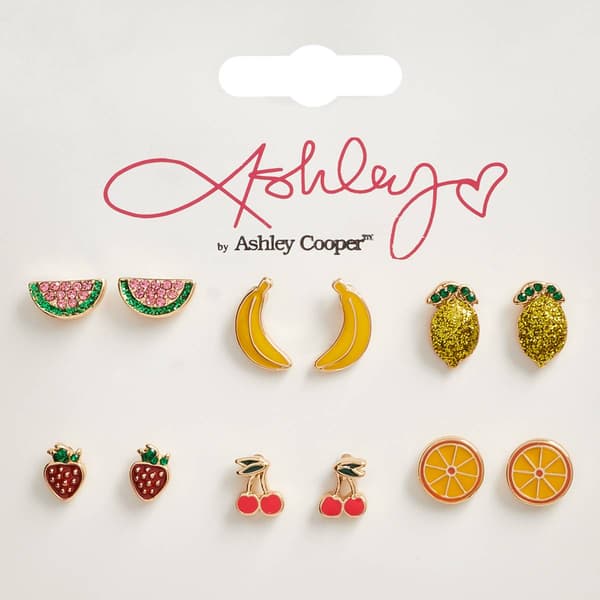 Ashley Fruit Design Earring Set - image 