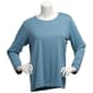 Womens Hasting & Smith Solid Long Sleeve Crew Neck Tee - image 16