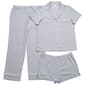 Womens Nicole Miller 3pc. Short Sleeve Pajama Set - image 1