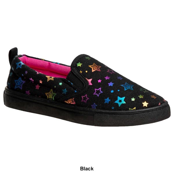 Big Girls Nanette Lepore Stars Slip On Canvas Fashion Sneakers