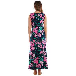 Womens Ellen Weaver Sleeveless Floral Maxi Dress