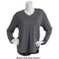 Womens Starting Point Long Sleeve V-Neck Tee - image 3