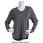 Womens Starting Point Long Sleeve V-Neck Tee - image 3
