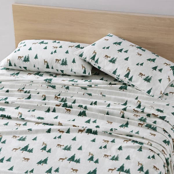 Eddie Bauer Deer Hollow Flannel Sheet Set