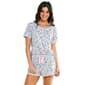 Juniors Pillow Talk Short Sleeve Coffee Cup Shorty Pajama Set - image 1