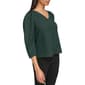 Womens Calvin Klein Long Sleeve Solid Textured Blouse - image 3