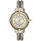 Womens Olivia Pratt Braided Steel Band Watch - 15791TWOTONE - image 1