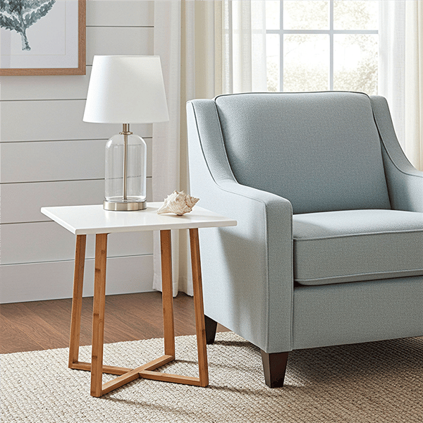 Fairway Avenue Home™ Bamboo Frame Square End Table