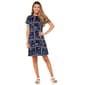 Womens Harlow & Rose Short Sleeve Coastal Shift Dress - image 1