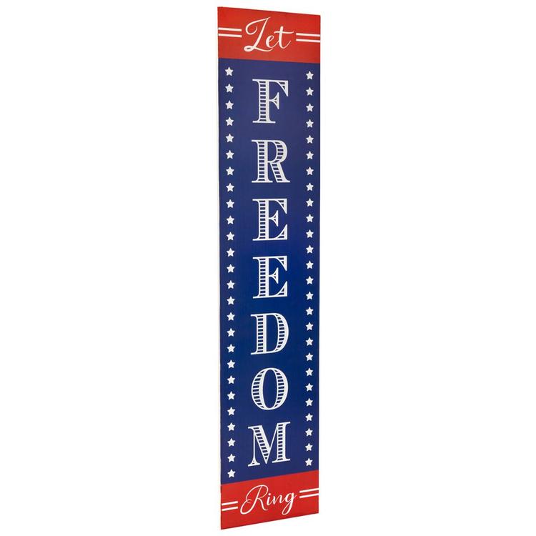 Northlight Seasonal "Let Freedom Ring" Porch Board Sign