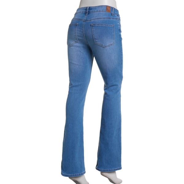 Juniors Gogo Jeans High Rise Bootcut Jeans w/ Embroidered Flowers
