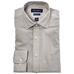 Mens Architect(R) Performance Regular Fit Dress Shirt - Grey Dawn