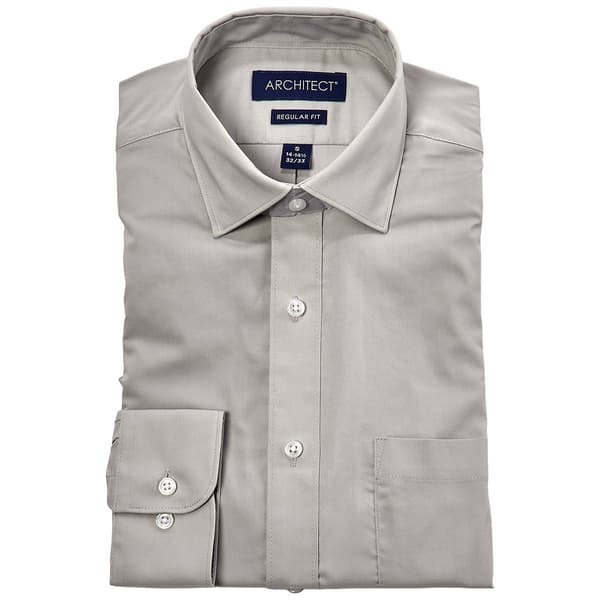 Mens Architect(R) Performance Regular Fit Dress Shirt - Grey Dawn - image 