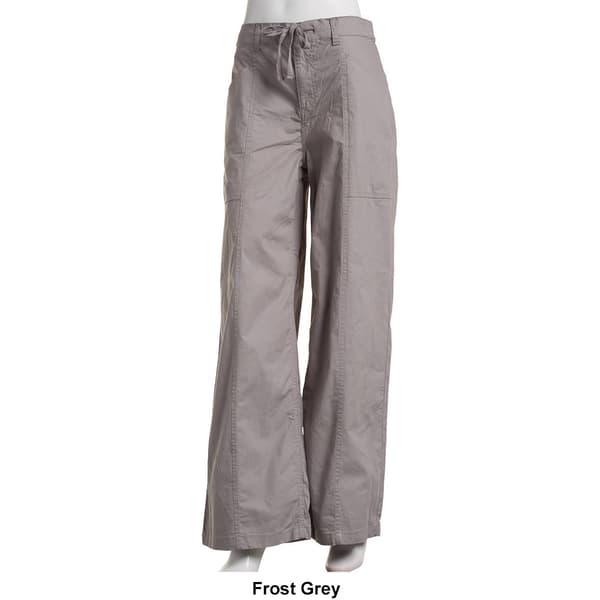 Juniors Celebrity Pink Twill High Rise Wide Leg Pants
