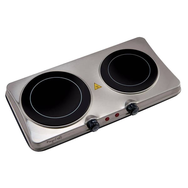 MegaChef Electric Portable Heavy Duty Infrared Burner Cooktop