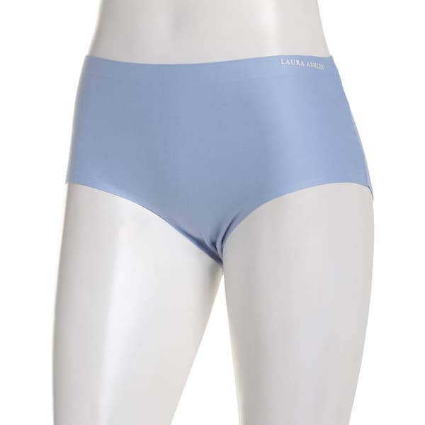 Womens Laura Ashley Brushed Micro Laser Brief Panties LS4063HY