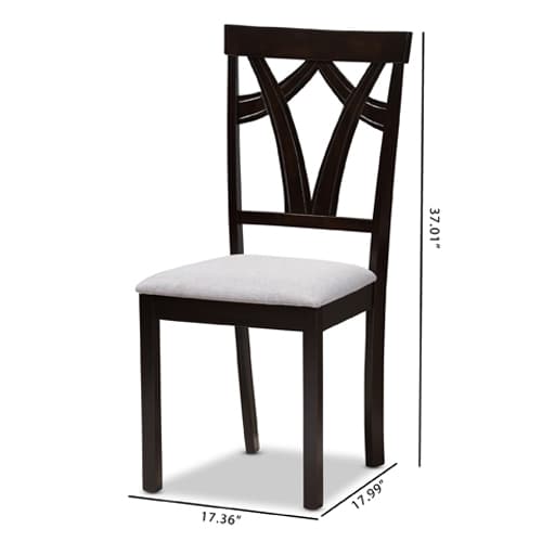 Baxton Studio Sylvia Dining Chairs - Set of 2