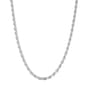 Sterling Silver Classic Rope Chain Necklace - image 1