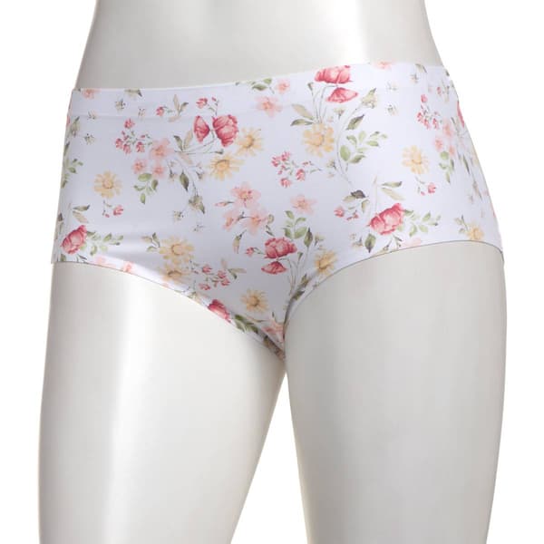 Womens Laura Ashley(R) Brushed Micro Laser Brief Panties LS4063KT - image 