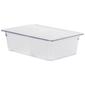 Gourmet Kitchen White Frost 2pc. Produce Fridge Bin w/ Lid - image 1