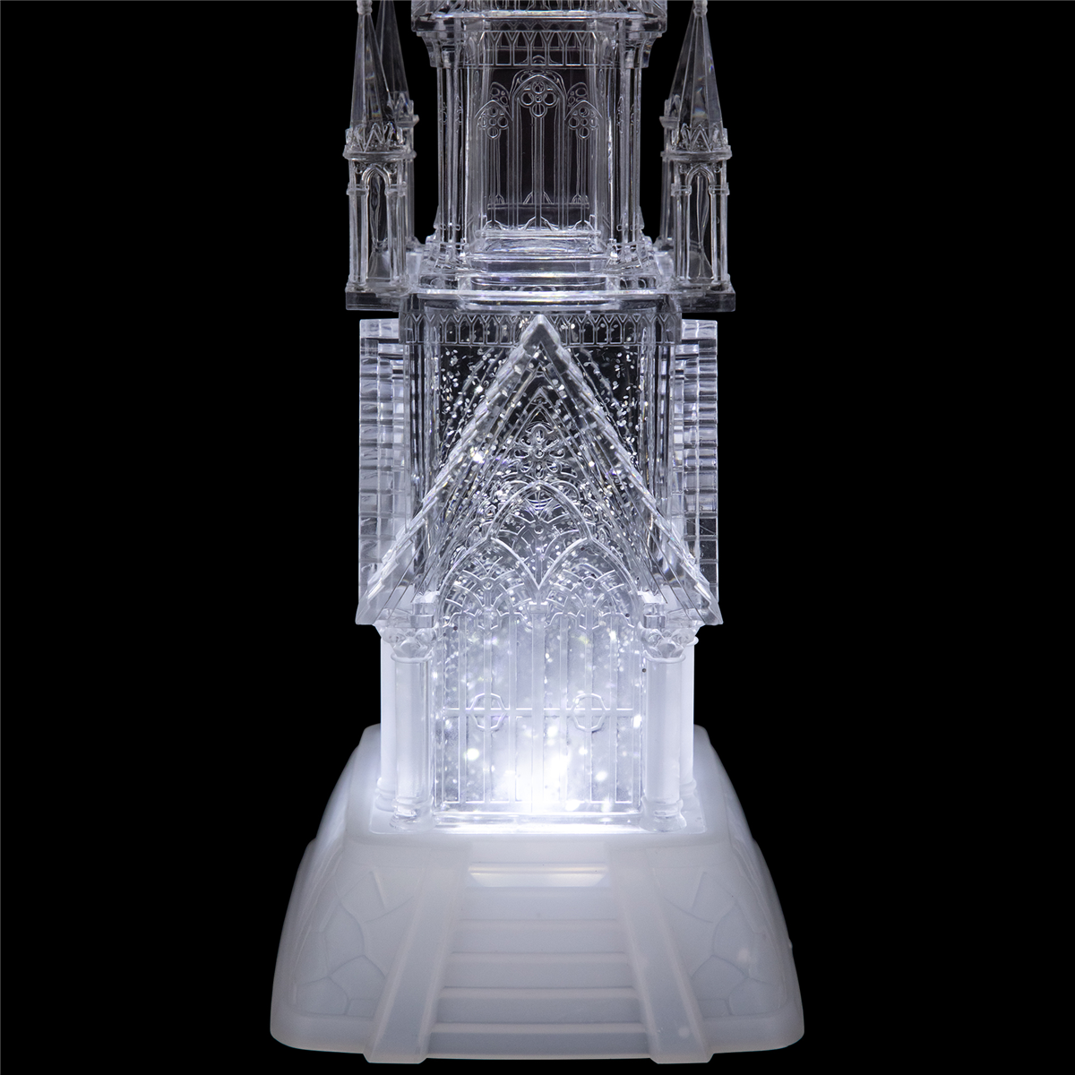 Northlight LED Lighted Castle Acrylic Christmas Decoration