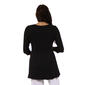 Womens 24/7 Comfort Apparel 3/4 Sleeve Tunic Maternity Top - image 2