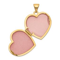Gold Classics™ 14kt. Gold Scrolled Love You Always Heart Locket