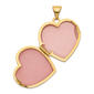 Gold Classics™ 14kt. Gold Scrolled Love You Always Heart Locket - image 4