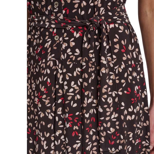 Womens Tommy Hilfiger Short Sleeve Abstract Jersey A-Line Dress