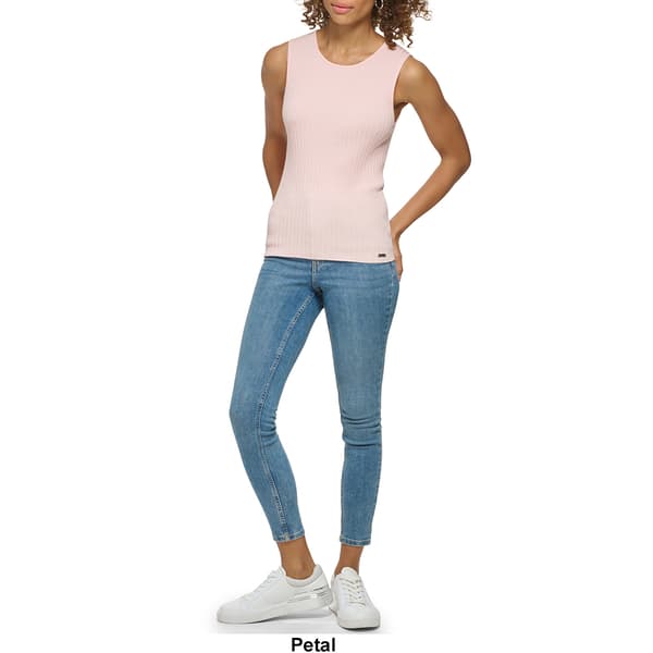 Womens Calvin Klein Smooth Ribbed Tank Top