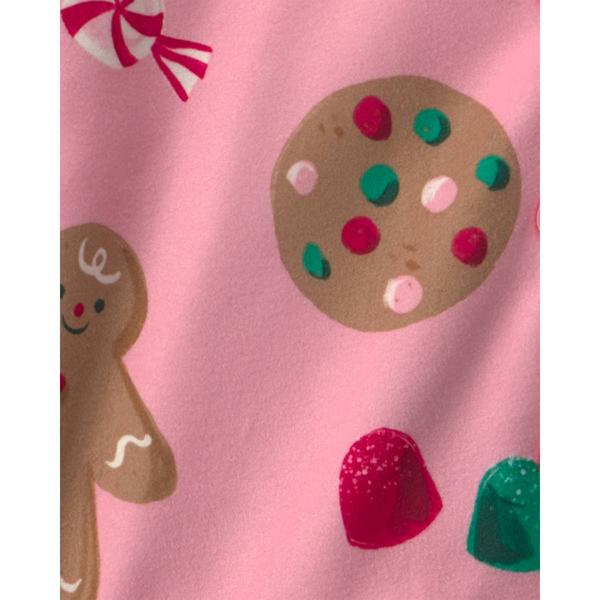 Toddler Girl Carter''s® Christmas Gingerbread Fleece Pajama Set