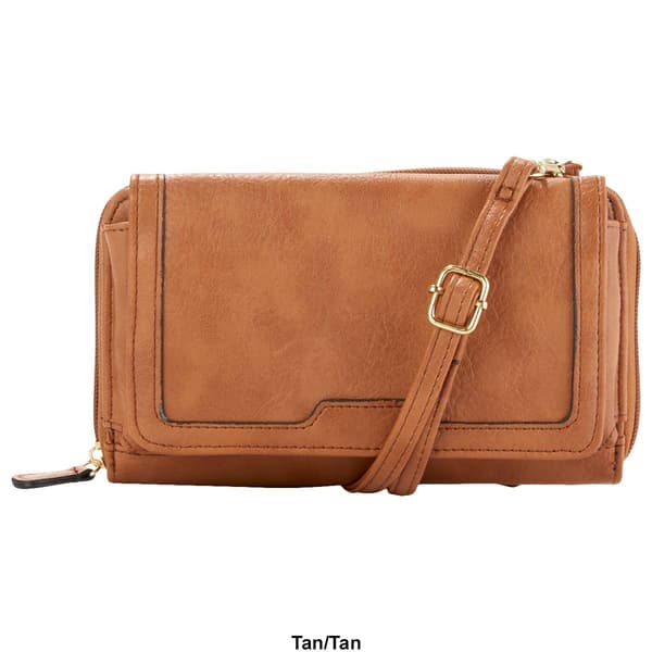 Womens Bueno Elephant Pebble Wallet On a String