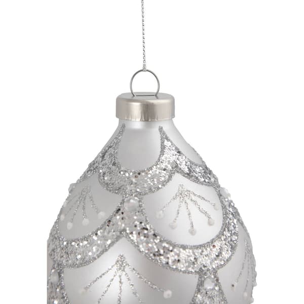 Northlight Seasonal 5in. Finial Glass Christmas Ornament