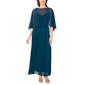 Womens MSK Chiffon Overlay Pleat Gown - image 1
