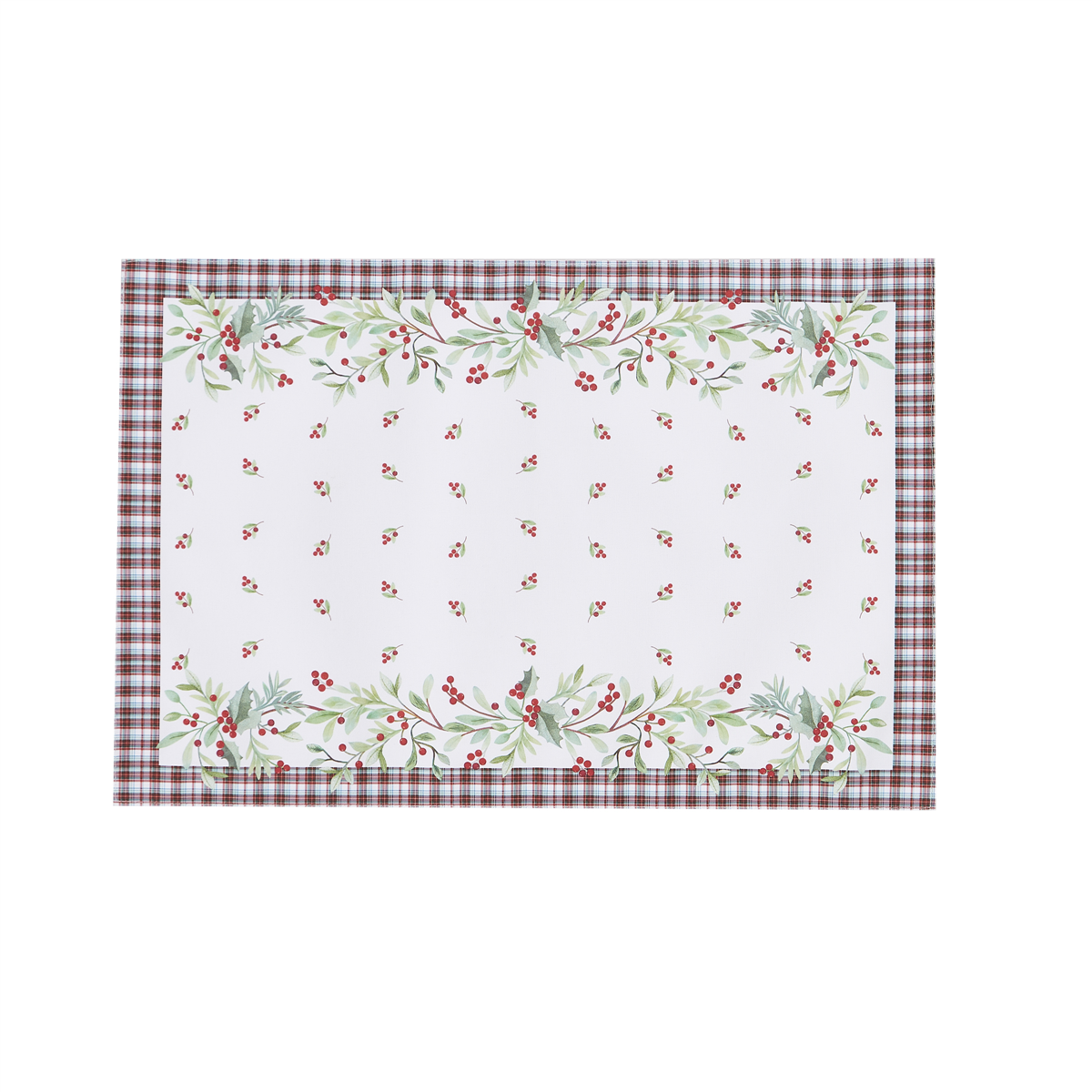 Avanti Holly Plaid Placemat - Set of 4