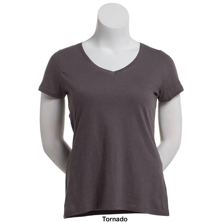 Womens Architect® Short Sleeve Slub V-Neck Tee