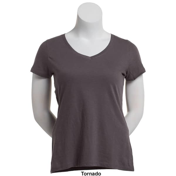 Plus Size Architect&#174; Short Sleeve Slub V-Neck Tee