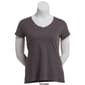 Plus Size Architect&#174; Short Sleeve Slub V-Neck Tee - image 9