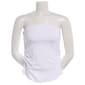 Juniors No Comment Side Ruch Slit Tube Top w/ Shelf Bra - image 1