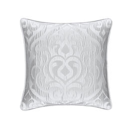J. Queen New York Astoria Square White Decorative Pillow - 18x18