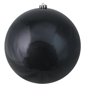 Northlight Shiny Jet Black Shatterproof Christmas Ball Ornament - image 1
