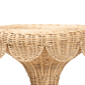 bali & pari Natala Handwoven Wicker Tulip End Table - image 2