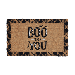 Hallmark Boo to You Outdoor Coir Doormat