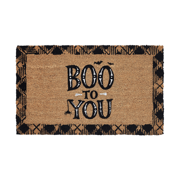Hallmark Boo to You Outdoor Coir Doormat